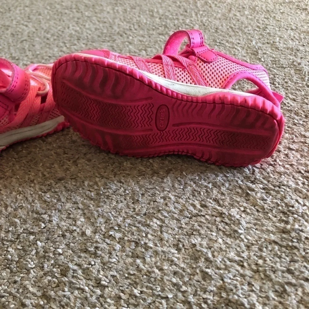 Carter's pink active sandals in size 9